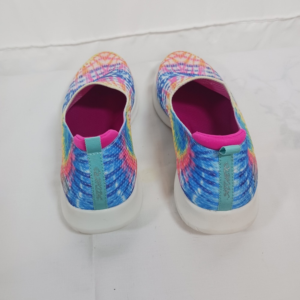 Skechers Ultra Flex Sneakers Womens 7 Multi Color Excellent Tie Dye Slip On - Picture 3 of 7